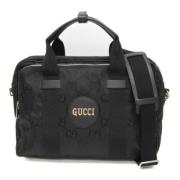 Gucci Vintage Pre-owned Nylon gucci-vskor Black, Dam