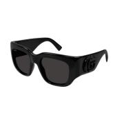 Gucci Svart Grå Solglasögon Gg1545S Modell Black, Unisex