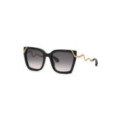 Roberto Cavalli Svarta Solglasögon Rök Gradient Linser Black, Dam