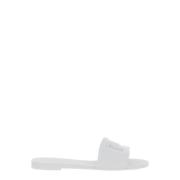 Dolce & Gabbana Vita Gummislide Sandaler White, Dam