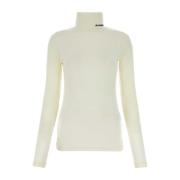 Jil Sander Ivory Polyester Blend Sweater White, Dam