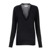 Jil Sander Lyxig Svart Cashmere Tröja Black, Dam