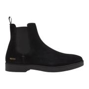 Nubikk Svart Mocka Chelsea Boot Black, Herr