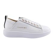 Alexander Smith Silver Vita Sneakers White, Dam