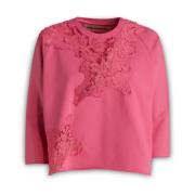 Pink Memories Stiliga Sweatshirts för Vardagsbruk Pink, Dam