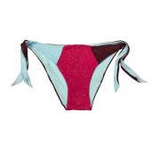 Twinset Färgblock Lurex Bikini Botten Multicolor, Dam