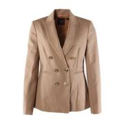 Pinko Elegant Rosa Blazer för Damer Brown, Dam