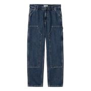 Carhartt Wip Klassiska Denim Jeans för Vardagsbruk Blue, Dam