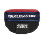 Versace Jeans Couture Stilig Marsupi Väska för Dagligt Bruk Black, Her...