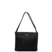 Prada Vintage Pre-owned Laeder totevskor Black, Dam