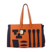 Hermès Vintage Pre-owned Laeder totevskor Multicolor, Dam