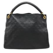 Louis Vuitton Vintage Pre-owned Laeder totevskor Black, Dam