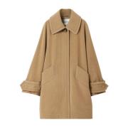 Rodebjer Oversized Kamelullskappa Brown, Dam