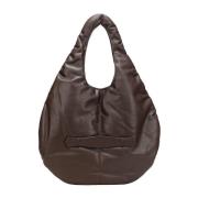 LOW Classic Rynkad Oversize Toteväska Brown, Dam