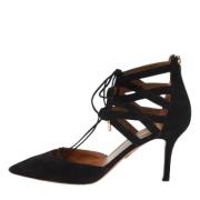 Aquazzura Pre-owned Pre-owned Mocka klackskor Black, Dam