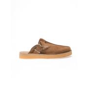 Clarks Brun Mocka Originals Trek Mules Brown, Herr