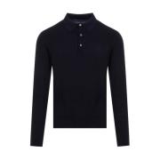 Ralph Lauren Klassisk Chairman Navy Polo Blue, Herr