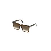 Tom Ford Habana Stil Solglasögon Brown, Unisex