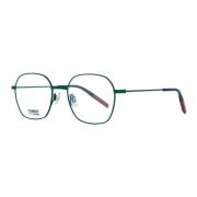 Tommy Hilfiger Grön Trapezium Optiska Bågar Green, Unisex