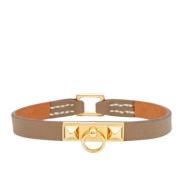 Hermès Vintage Pre-owned Laeder armband Gray, Dam