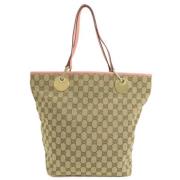 Gucci Vintage Pre-owned Canvas totevskor Multicolor, Dam