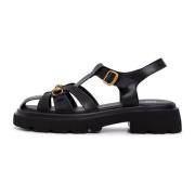 Cesare Gaspari Plattforms Sandaler - Svart Black, Dam