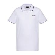 Schott NYC Klassisk bomullspolo White, Herr