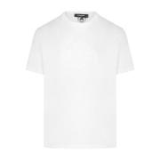Dsquared2 Vit Tonal Lönnlöv T-Shirt White, Herr