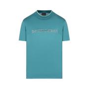 Emporio Armani Stiliga T-shirts för Män och Kvinnor Blue, Herr