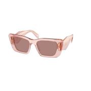 Prada Orange Ljusbrun Solglasögon Modell Pink, Dam