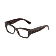 Dolce & Gabbana Klassisk Carey Ram Glasögon Brown, Unisex