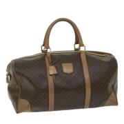 Celine Vintage Pre-owned Laeder handvskor Brown, Dam