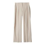 Stylein Wide Trousers Beige, Dam