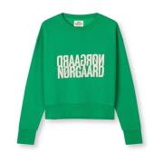 Mads Nørgaard Grön Tilvina Sweatshirt Green, Dam