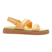 Hoff Persika Läder Velcro Sandal Orange, Dam