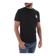 Bikkembergs Surf Icon T-shirt 100% bomull Black, Herr