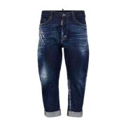 Dsquared2 Navy Blue Bro Jeans Blue, Herr