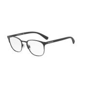 Emporio Armani Svart Båge Glasögon Black, Unisex