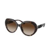 Michael Kors Brun Gradient Ram Solglasögon Brown, Dam