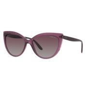 Vogue Cat-Eye Solglasögon Lila Gradient Polariserad Purple, Dam