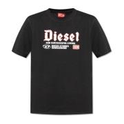 Diesel T-shirt 'T-Adjust-K1' Black, Herr