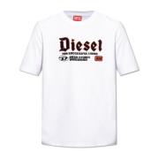 Diesel T-shirt 'T-Adjust-K1' White, Herr