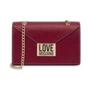 Love Moschino Stiliga Bordeaux Väskor Red, Dam