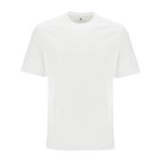 Brunello Cucinelli Premium Cotton Crewneck T-Shirt White, Herr