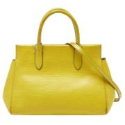 Louis Vuitton Vintage Pre-owned Laeder louis-vuitton-vskor Yellow, Dam