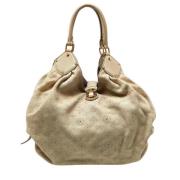 Louis Vuitton Vintage Pre-owned Laeder handvskor Beige, Dam