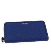 Prada Vintage Pre-owned Nylon plnbcker Blue, Dam