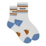 Gallo Italienska bomullsterrystrumpor White, Unisex