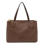 Gianni Chiarini Castoro Mara Läder Crossbody Väska Brown, Dam