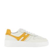 Hogan Vita Lädersneakers White, Dam